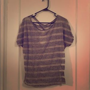 Grey Striped Shirt